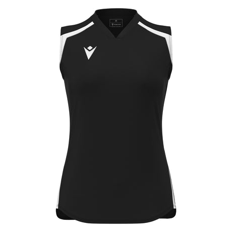 JNR Macron Frostmoor WMN Sleeveless Shirt - Black/White - KitRoom