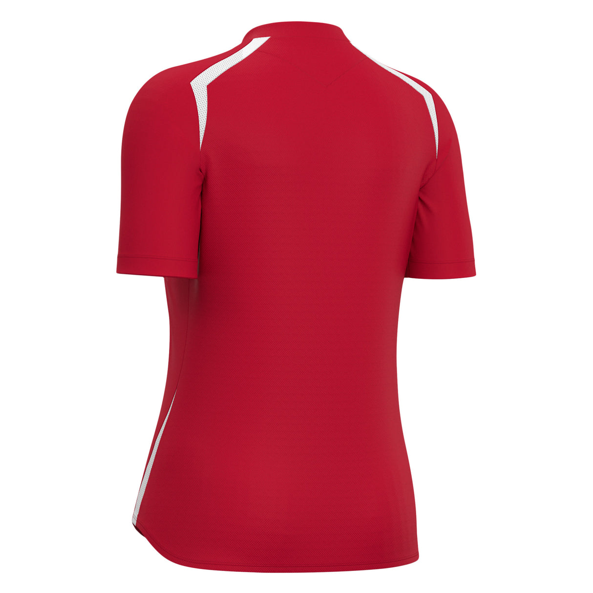 JNR Macron Anduril WMN Shirt SS - Red/White - KitRoom