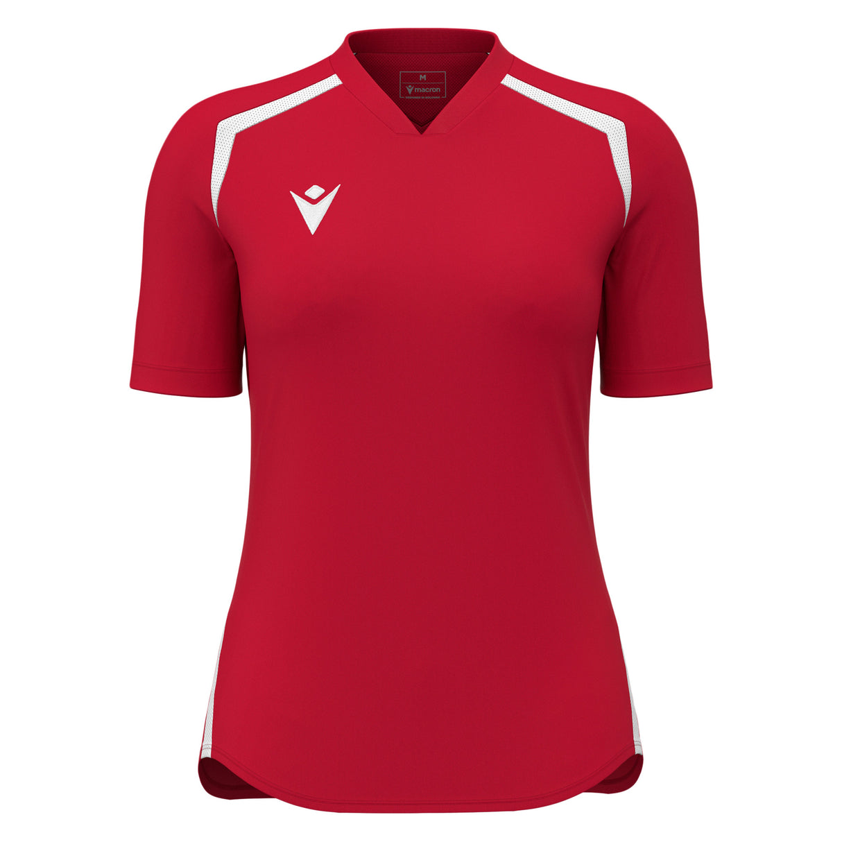 JNR Macron Anduril WMN Shirt SS - Red/White - KitRoom