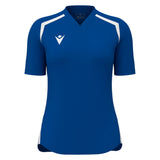 JNR Macron Anduril WMN Shirt SS - Royal Blue/White - KitRoom