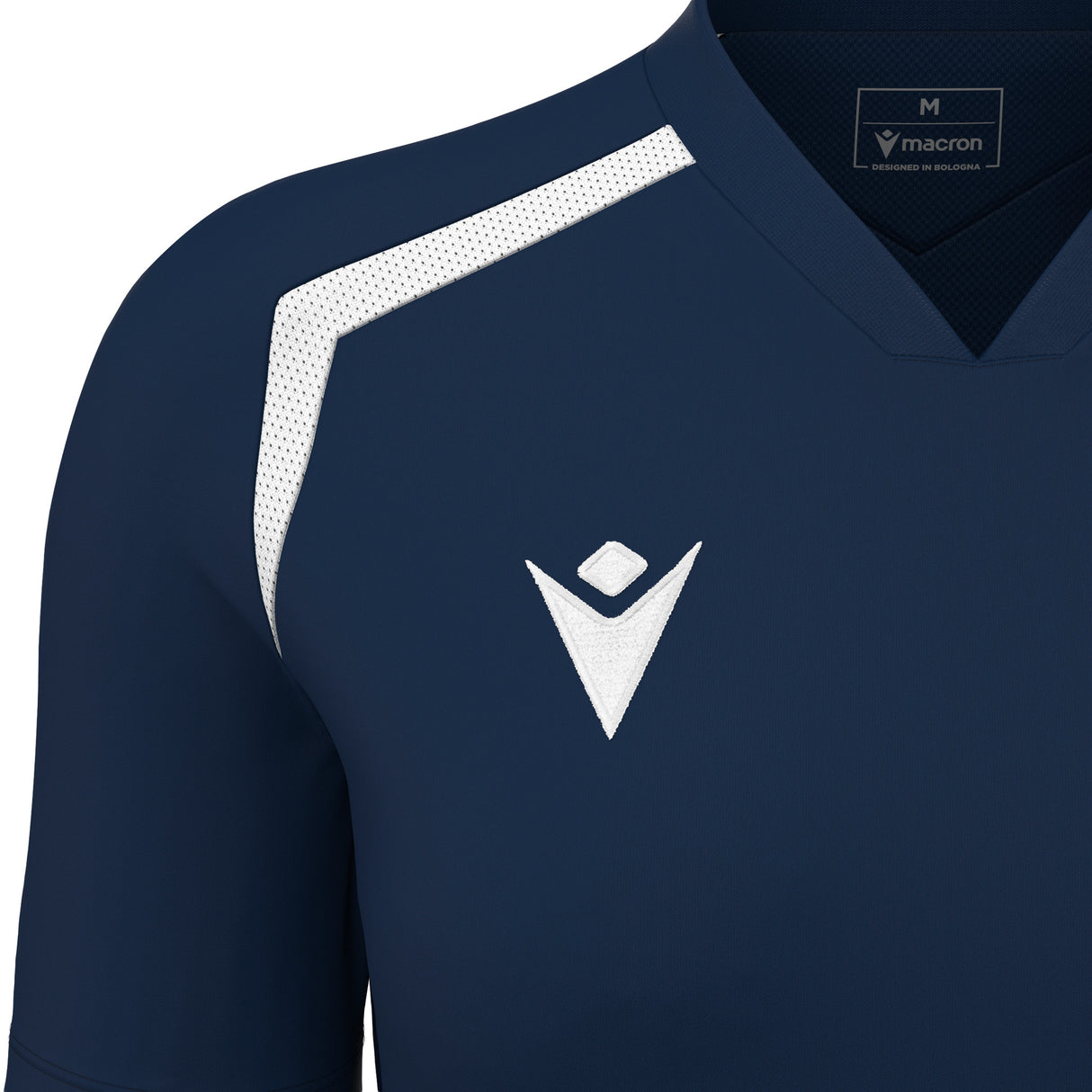 JNR Macron Anduril WMN Shirt SS - Navy/White - KitRoom