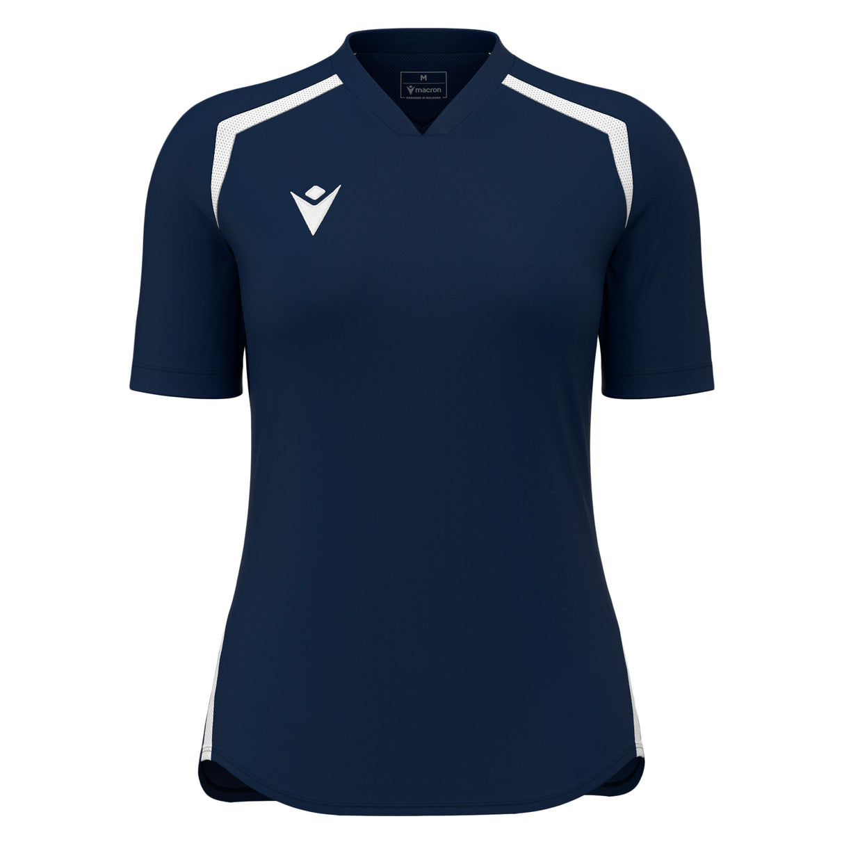 JNR Macron Anduril WMN Shirt SS - Navy/White - KitRoom