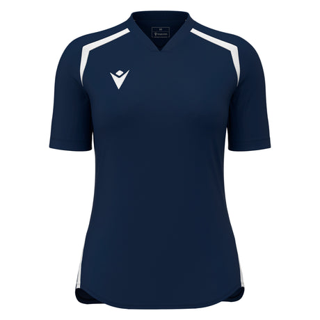 JNR Macron Anduril WMN Shirt SS - Navy/White - KitRoom
