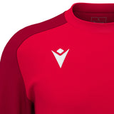 JNR Macron Thalos Roundneck Top - Red/Dark Red - KitRoom
