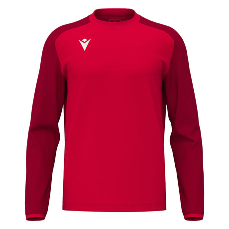 JNR Macron Thalos Roundneck Top - Red/Dark Red - KitRoom