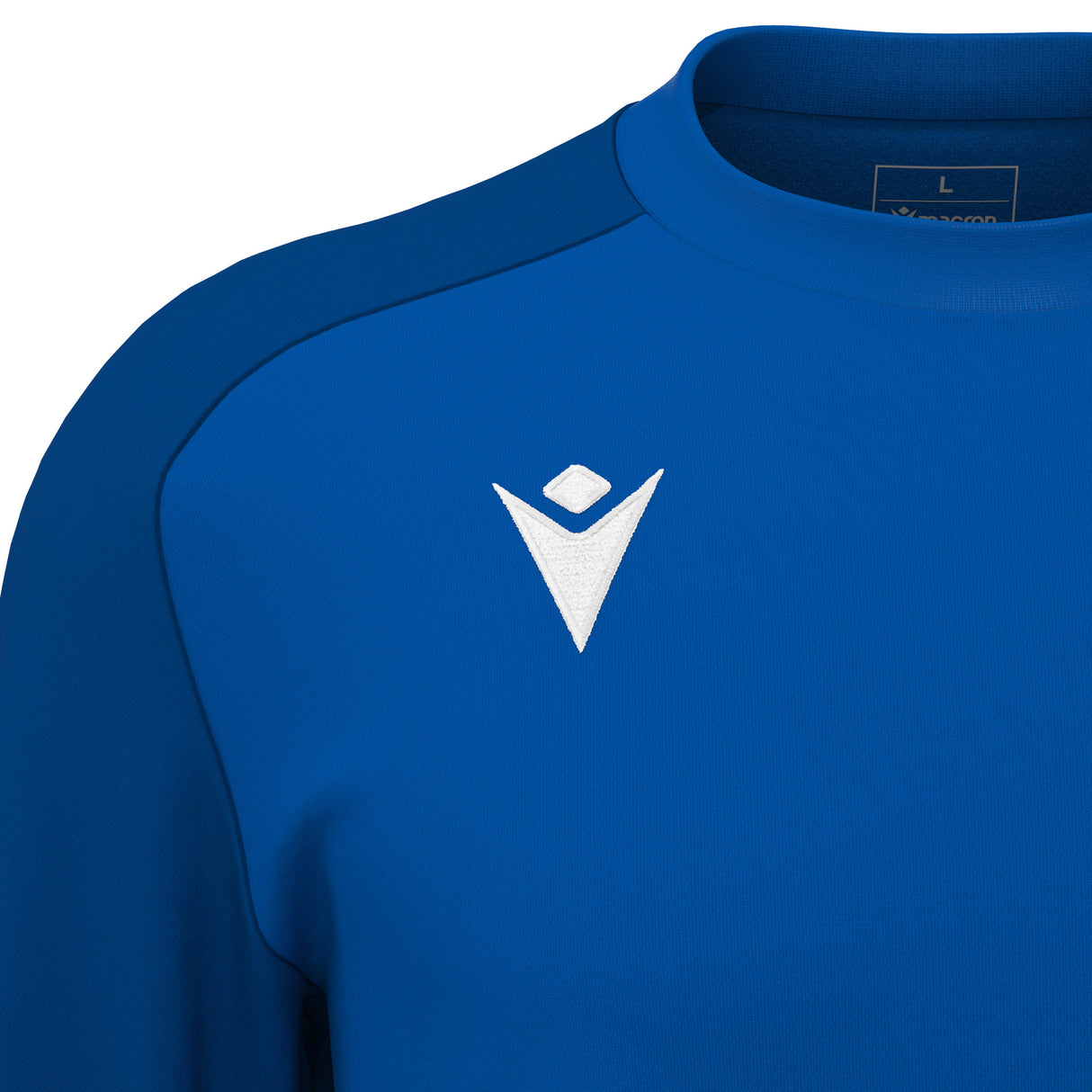 JNR Macron Thalos Roundneck Top - Royal Blue/Dark Royal - KitRoom