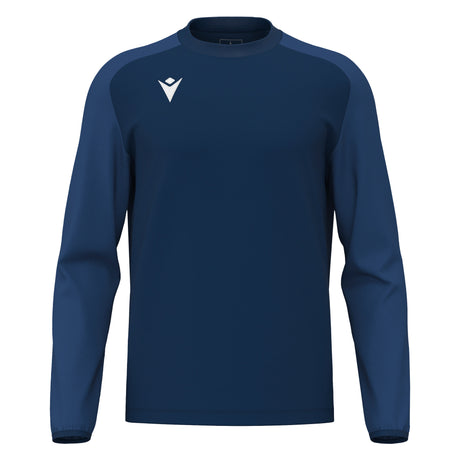 JNR Macron Thalos Roundneck Top - Navy/Light Navy - KitRoom
