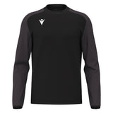 JNR Macron Thalos Roundneck Top - Black/Dark Grey - KitRoom
