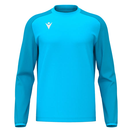 JNR Macron Thalos Roundneck Top - Neon Sky/Dark Neon Sky - KitRoom