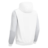 JNR Macron Chronos Full Zip Hoody - White/Light Grey - KitRoom