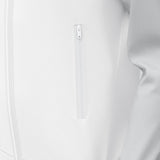 JNR Macron Chronos Full Zip Hoody - White/Light Grey - KitRoom