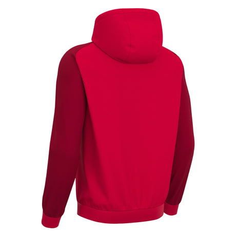 JNR Macron Chronos Full Zip Hoody - Red/Dark Red - KitRoom