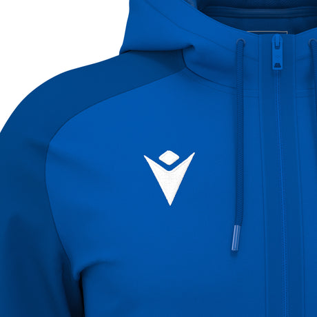 JNR Macron Chronos Full Zip Hoody - Royal Blue/Dark Royal - KitRoom