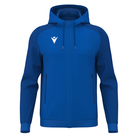 JNR Macron Chronos Full Zip Hoody - Royal Blue/Dark Royal - KitRoom