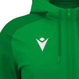 JNR Macron Chronos Full Zip Hoody - Green/Dark Green - KitRoom