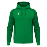 JNR Macron Chronos Full Zip Hoody - Green/Dark Green - KitRoom