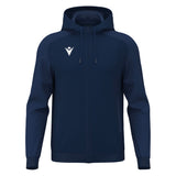 JNR Macron Chronos Full Zip Hoody - Navy/Light Navy - KitRoom