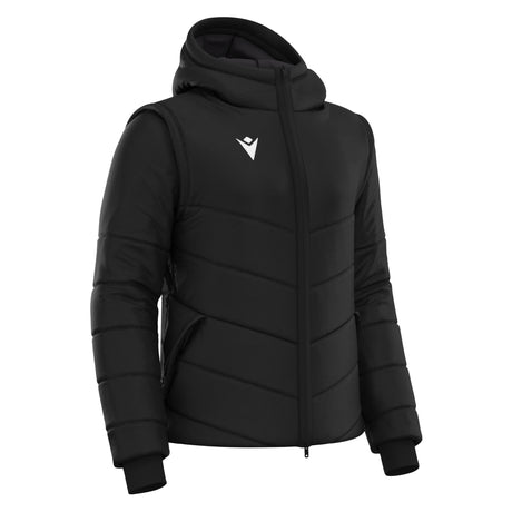 JNR Macron Duality Padded Jacket - Black - KitRoom