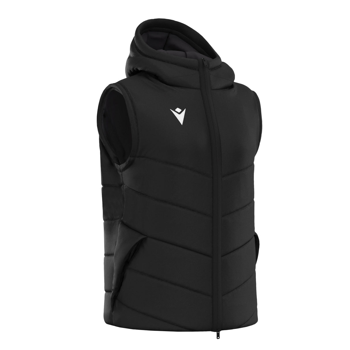 JNR Macron Duality Padded Jacket - Black - KitRoom