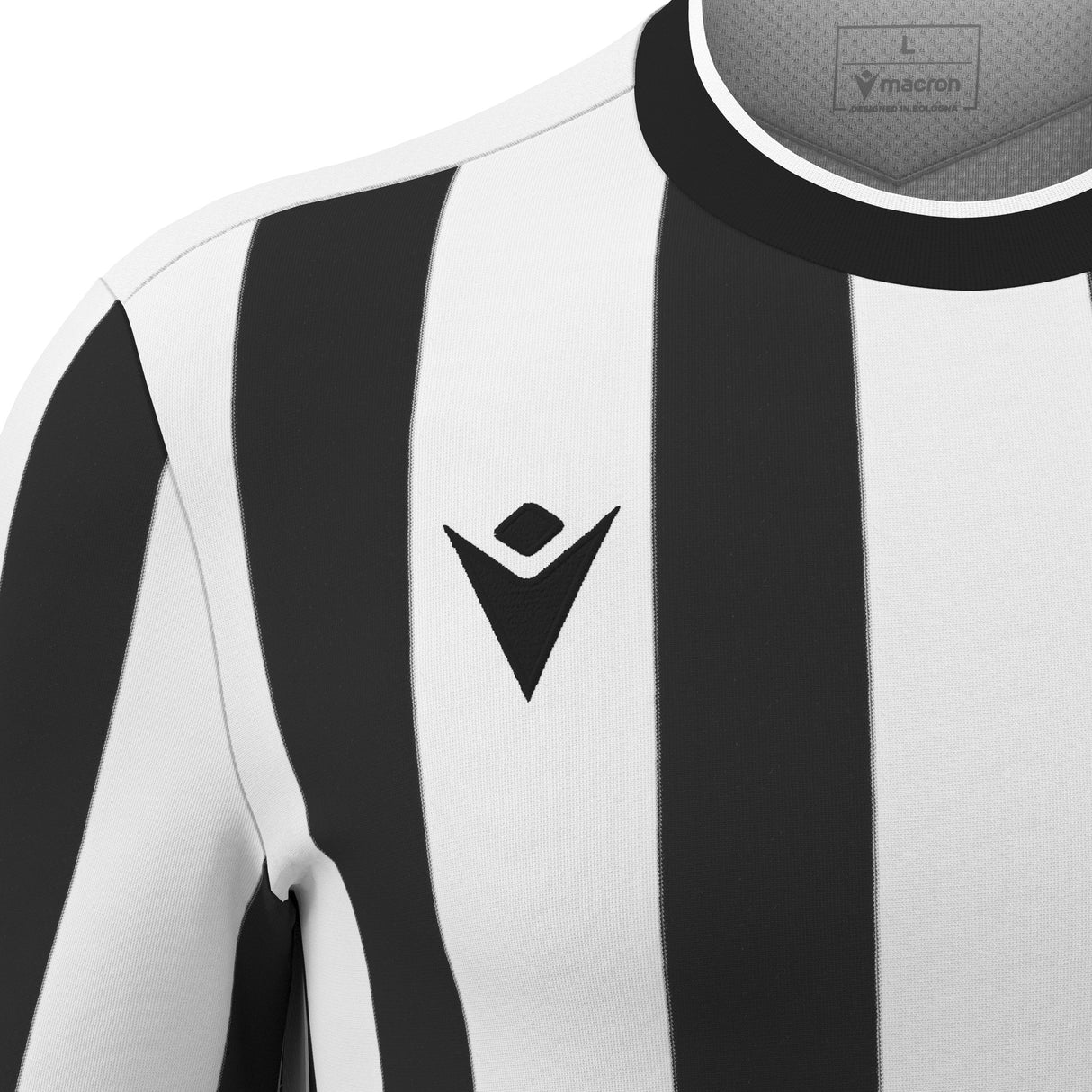 JNR Macron Legion Shirt SS - White/Black - KitRoom