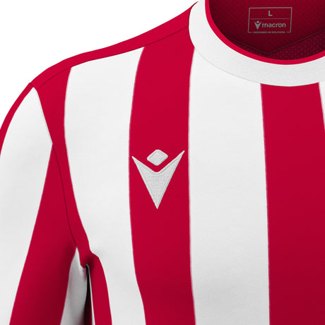 JNR Macron Legion Shirt SS - Red/White - KitRoom