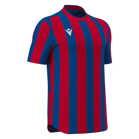 JNR Macron Legion Shirt SS - Royal Blue/Red - KitRoom