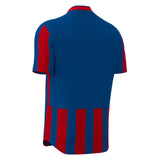 JNR Macron Legion Shirt SS - Royal Blue/Red - KitRoom