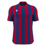 JNR Macron Legion Shirt SS - Royal Blue/Red - KitRoom
