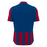 JNR Macron Legion Shirt SS - Royal Blue/Red - KitRoom