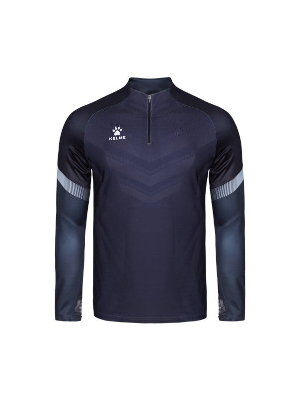 Kelme Warrior 1/4 Zip Sweatshirt - Dark Grey / Black