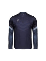 Kelme Warrior 1/4 Zip Sweatshirt - Dark Grey / Black