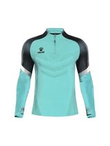 Kelme Warrior 1/4 Zip Sweatshirt - Mint Green / Dark Green