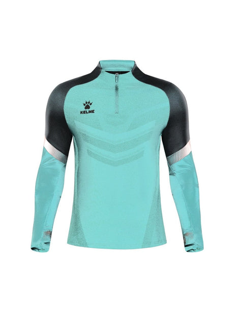 Kelme Warrior 1/4 Zip Sweatshirt - Mint Green / Dark Green