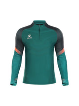 Kelme Warrior 1/4 Zip Sweatshirt - Dark Green