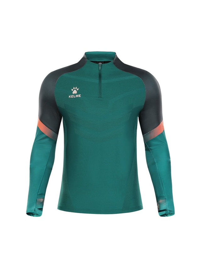 Kelme Warrior 1/4 Zip Sweatshirt - Dark Green