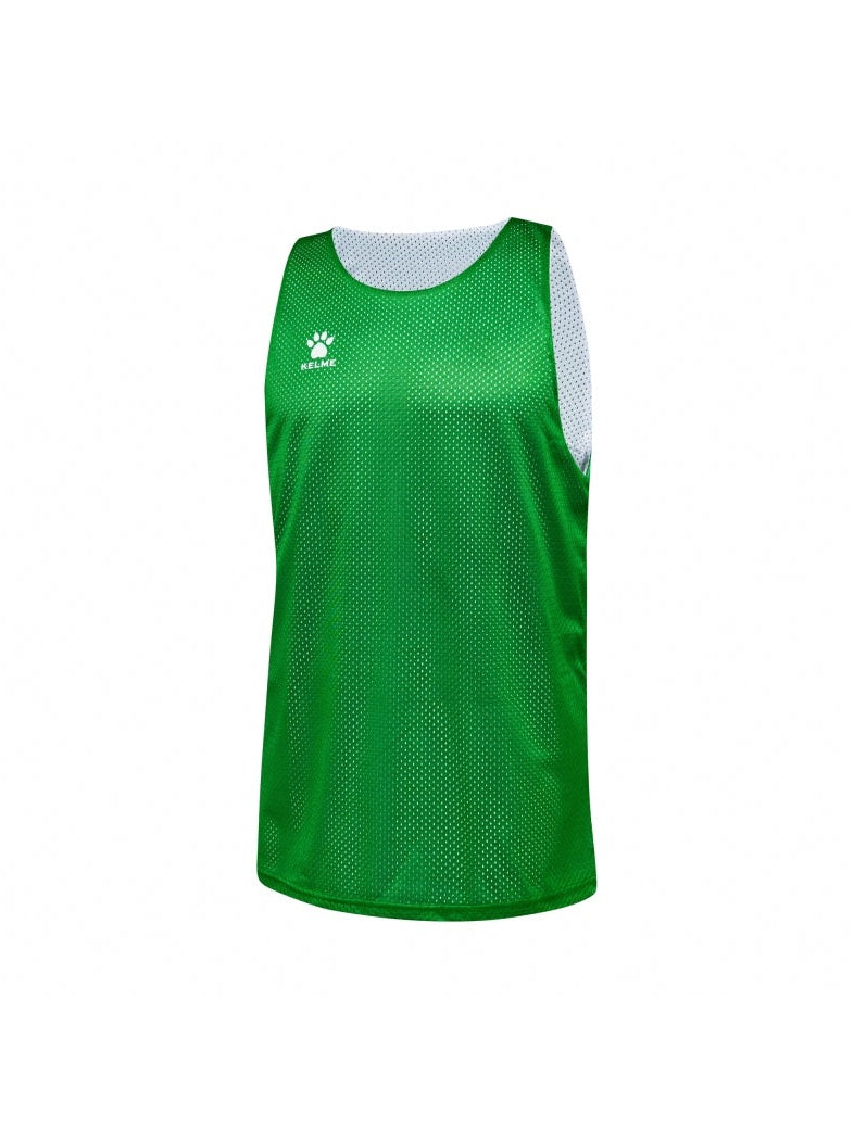 Kelme Pivot Reversible Basketball Jersey - Green / White