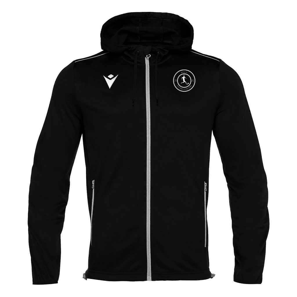RH Elite Football Coaching JNR Macron Freyr Hooded Full Zip Top