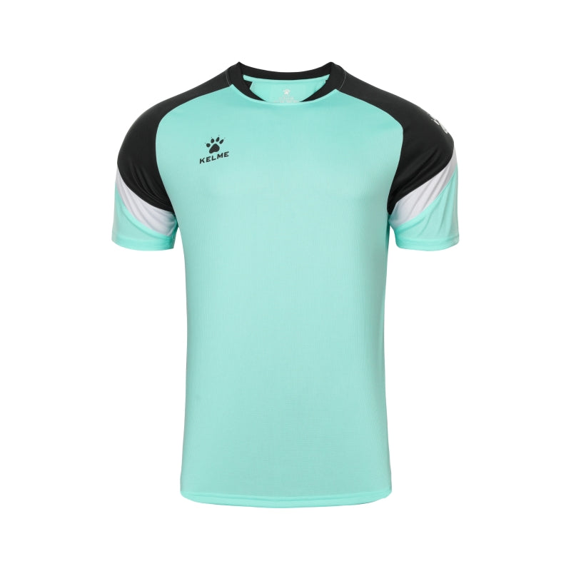 Kelme Warrior S/S Football Jersey - Mint Green / Dark Green