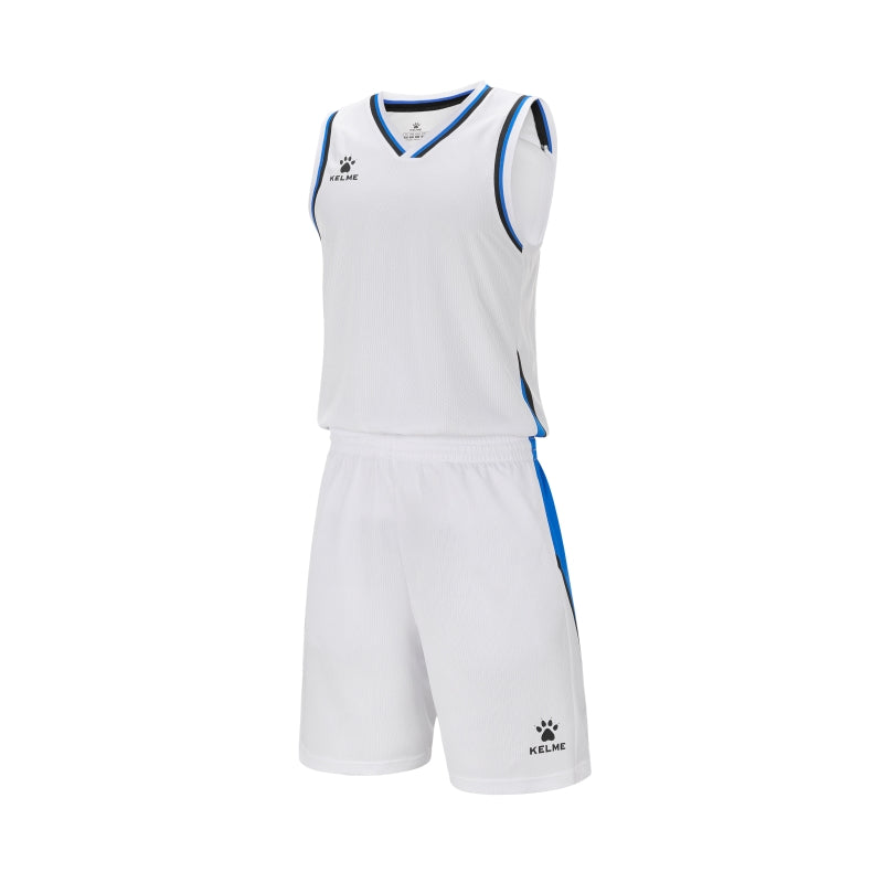 Kelme Pick & Roll Basketball Set - White / Royal Blue
