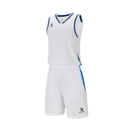 Kelme Pick & Roll Basketball Set - White / Royal Blue