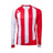 Kelme Milano L/S Football Jersey - Red / White