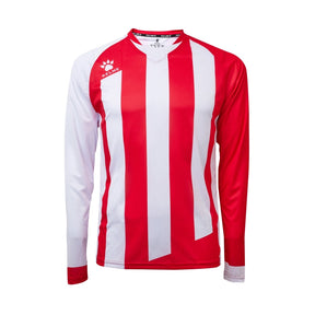 Kelme Milano L/S Football Jersey - Red / White