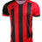 Kelme Milano S/S Football Jersey - Red / Black