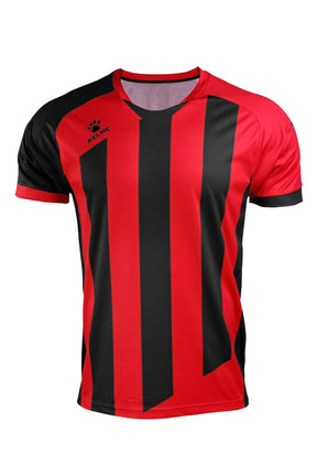 Kelme Milano S/S Football Jersey - Red / Black