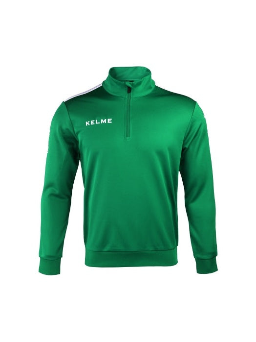 Kelme Lince 1/4 Zip Sweatshirt - Forest / White