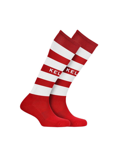 Kelme Gol Long Sock - Red / White
