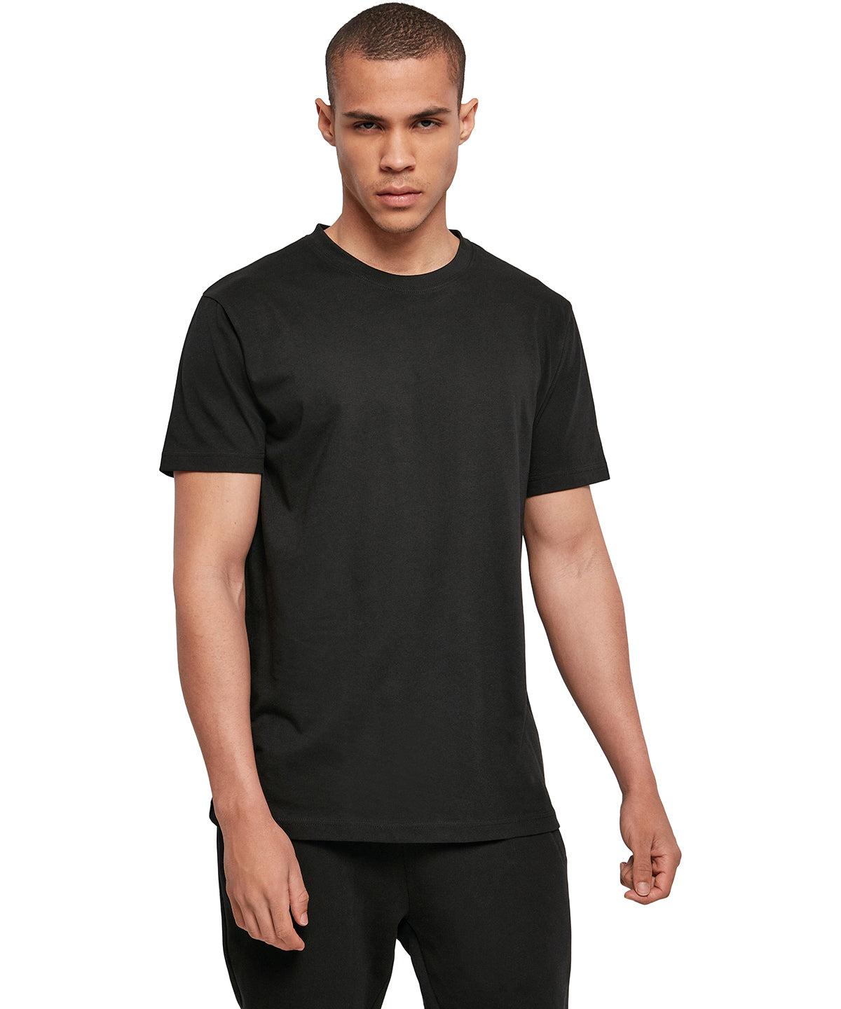 Build Your Brand Basic Basic round neck tee White