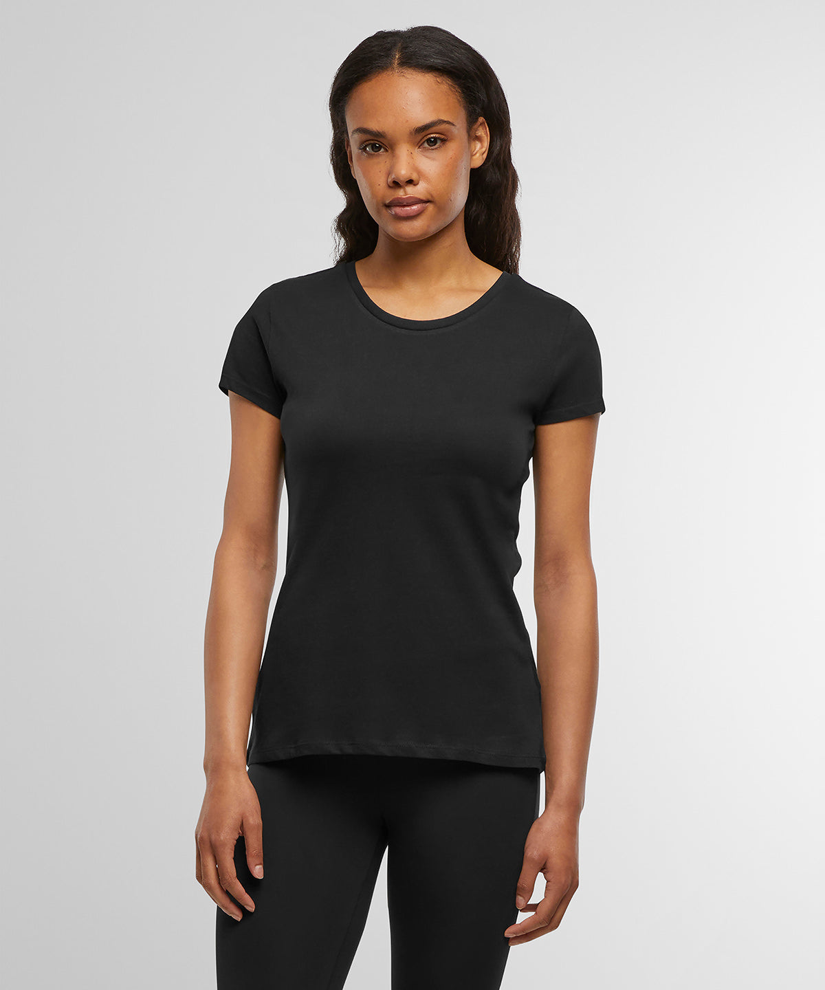 Build Your Brand Basic Women's basic tee White