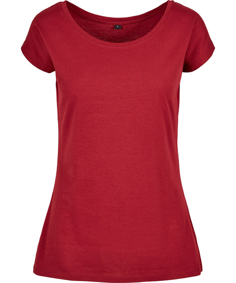 Build Your Brand Basic Women's wide neck tee