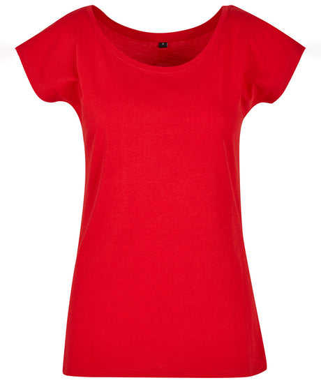 Build Your Brand Basic Women's wide neck tee
